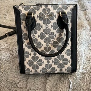 Kate Spade Black and Gray Mini Bag never worn
